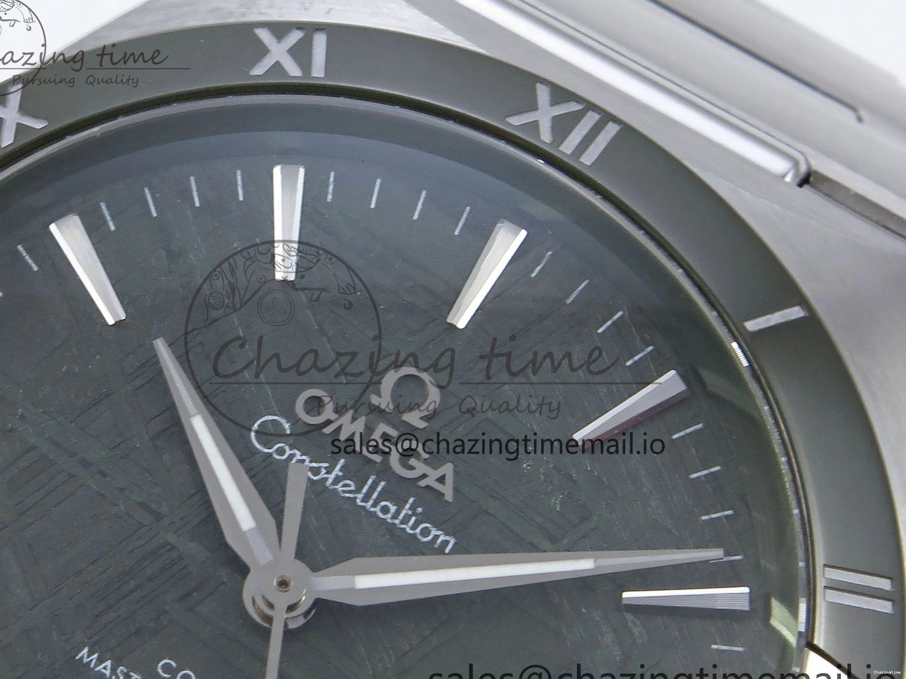 0214 Classic Constellation 41mm SS ASWF 1:1 Best Edition Green Dial on SS Bracelet A 7697